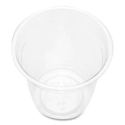 PET Plastic Cups, 8 oz, Clear, 1,000/Carton