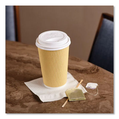 Hot Cup Lids, Sipper Lid, Fits 10 oz to 24 oz Hot Cups, Plas