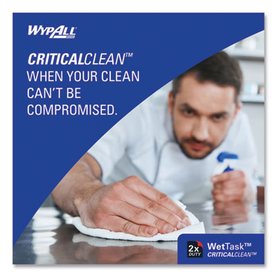 Critical Clean Wipers for Bleach, Disinfectants, Sanitizers