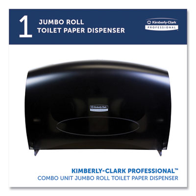 Cored JRT Jumbo Combination Tissue Dispenser, 20.4 x 5.8 x 1