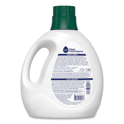 Natural Liquid Laundry Detergent, Fragrance-Free, 135 oz Bot