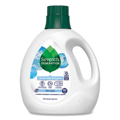Natural Liquid Laundry Detergent, Fragrance-Free, 135 oz Bot