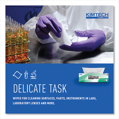 Kimwipes Delicate Task Wipers, 1-Ply, 11.8 x 11.8, Unscented