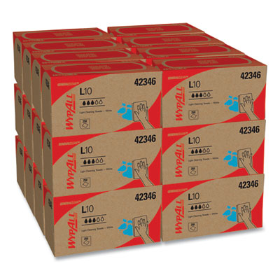 L10 Towels, POP-UP Box, 1-Ply, 10.25 x 9, White, 250/Box, 24