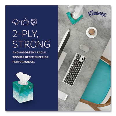 Professional Facial Tissue, Pop-Up Box, 2-Ply, 90 Sheets/Box