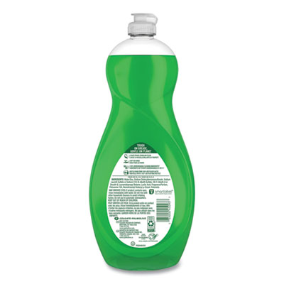 Dish Soap Liquid, Green Scent, 32.5 oz Bottle, 9/Carton