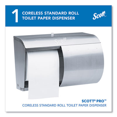 Pro Coreless SRB Tissue Dispenser, 10.13 x 6.4 x 7, Stainles
