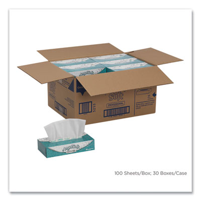 Angel Soft ps Premium Facial Tissues in Flat Box, 2-Ply, Whi