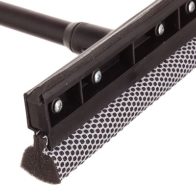 Auto Squeegee, 8" Rubber Blade, 8" Mesh Scrubber, 21" Plasti