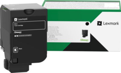 71C10K0 Return Program Toner Cartridge, 5,000 Page-Yield, Bl