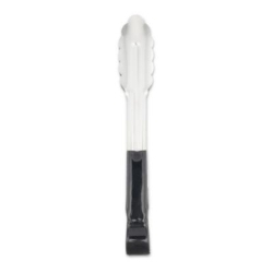 Dura-Kool Tongs, Stainless Steel, 9.5", Silver/Black