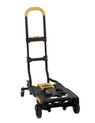 2-in-1 Folding Hand Truck, 300 lb Capacity, 17" x 30.5" x 33