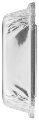 Three-Compartment Oblong Food Container, 24 oz, 6.38 x 1.47