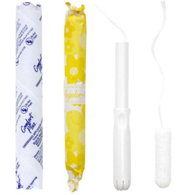Comfort Plus Cardboard Applicator Tampon Vended Tube, Regula
