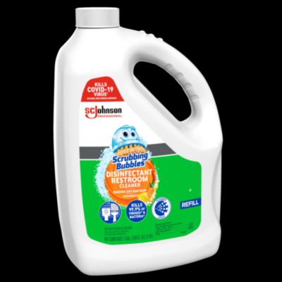Disinfectant Restroom Cleaner, Citrus Scent, 1 gal Bottle, 4
