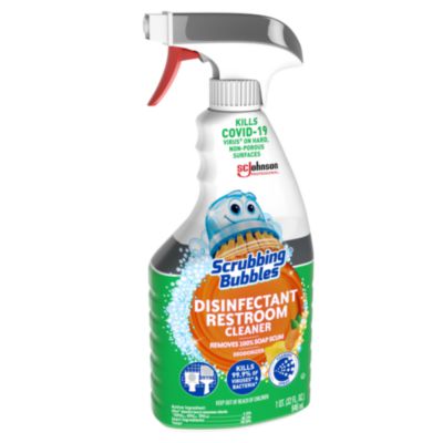 Disinfectant Restroom Cleaner, Citrus Scent, 32 oz Spray Bot