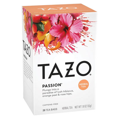 Tea Bags, Passion, 20/Box, 6 Boxes/Carton