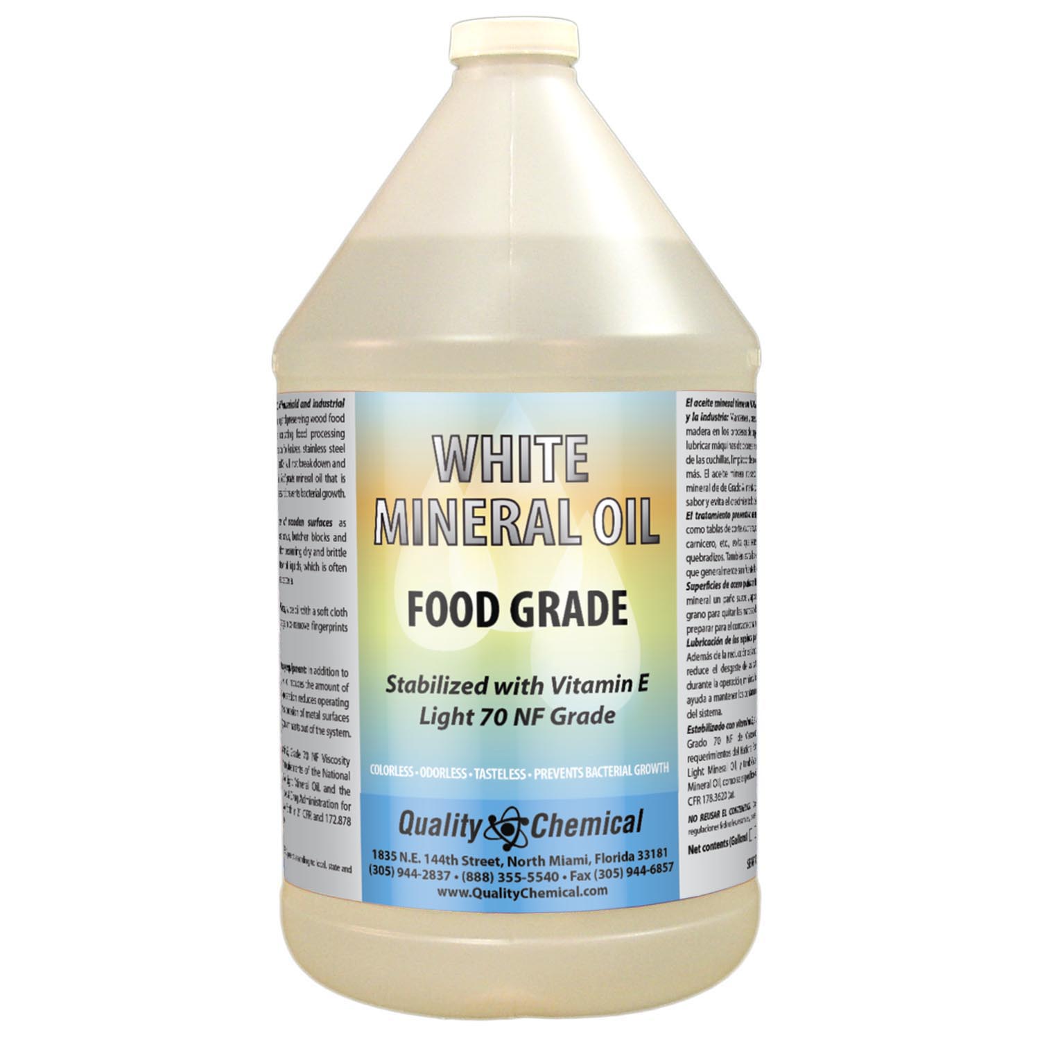 Mineral Oil Food Grade, Light NF Grade