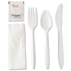 Cutlery Kit - 6 pc. White
