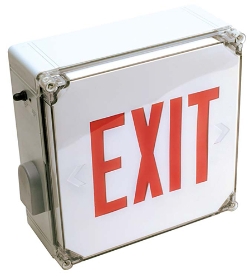 Exit Sign for Wet Locations