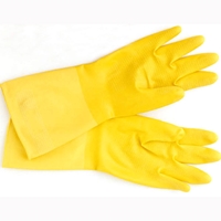 Gloves - Yellow Flock Lined