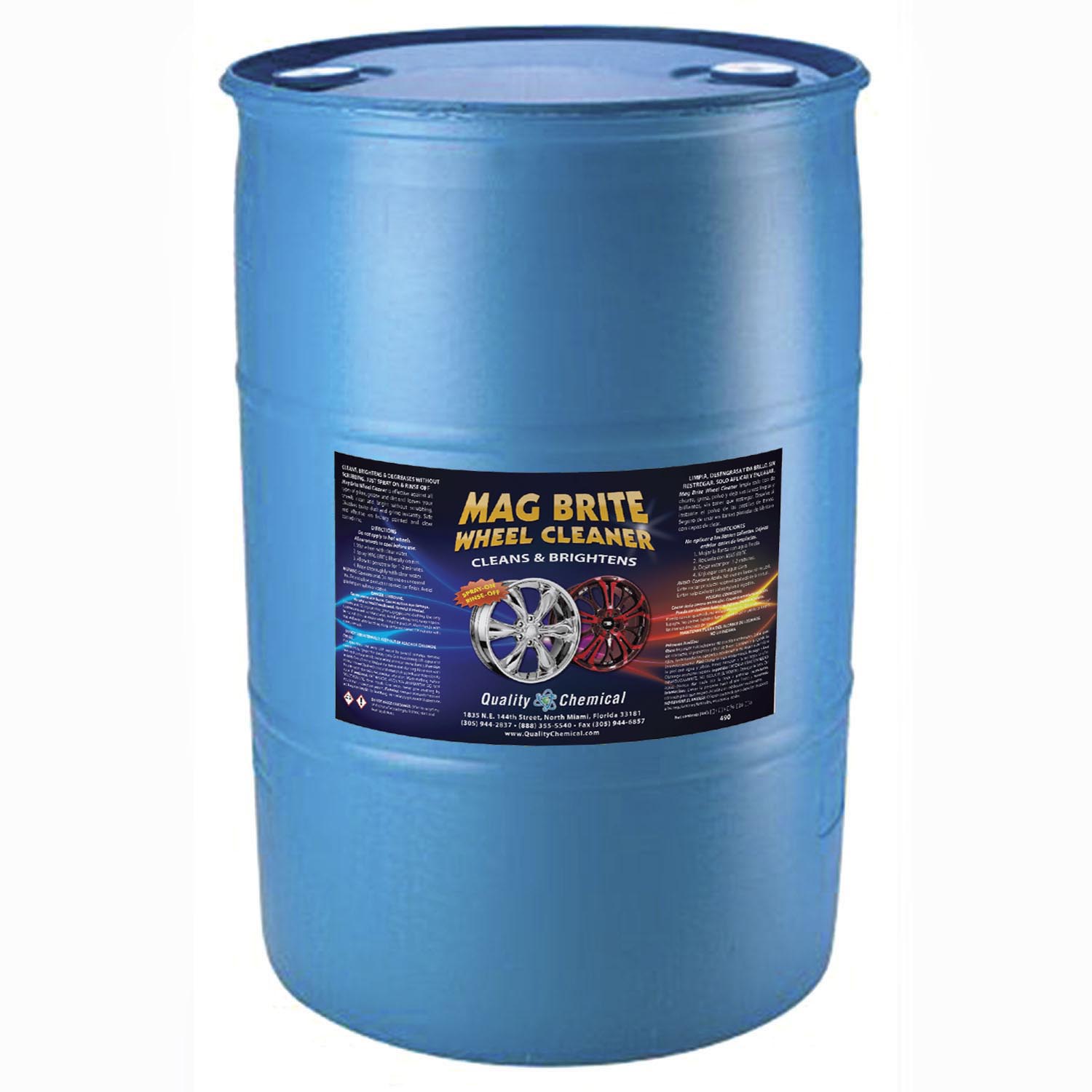  Quality Chemical Mag Brite/Acid - Limpiador de ruedas y llantas/ limpiador de llantas y neumáticos - Formulado para eliminar de forma segura  el polvo de frenos y la película de carretera pesada 