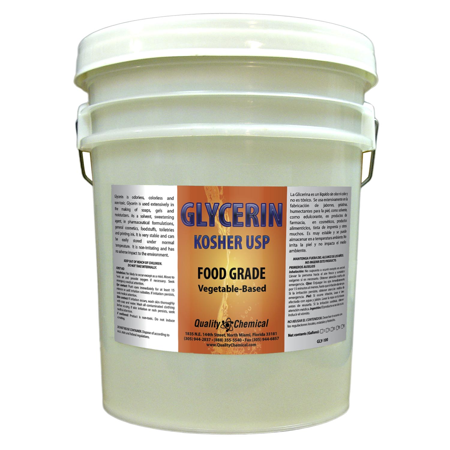 Quality Chemical Company - Glycerin - USP Food Grade
